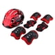 thumbnail image 1 of Sonducket 7 piezas niños bicicleta patinaje casco rodilla codo muñequeras set rojo Calzado, 1 of 1