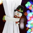 thumbnail image 2 of Gustave Christmas Curtain Buckle Tieback Santa Claus Snowman Reindeer Doll Curtain Tiebacks Holdback Fastener Buckle Clamp Window Home Decor Xmas Ornaments, 2 of 8