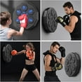 thumbnail image 6 of Annuodi Smart Music Boxing Machine for Focus Agility Training Electronic Wall Mounted Boxing Equipment USB Punching Machine with Bluetooth and Gloves Boxing Trainer Fighting Game, 6 of 9