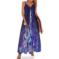 thumbnail image 1 of Vestido sin mangas con diseño de princesa mágica de cuento de hadas y castillo del reino, vestido elegante de lujo para mujer, vestidos para ocasiones especiales, 1 of 7