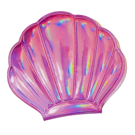 ACDANC Mirror Makeup Pocket Seashell Shell Mirror Glitter Small Compact Foldable Travel Double Sided Magnification