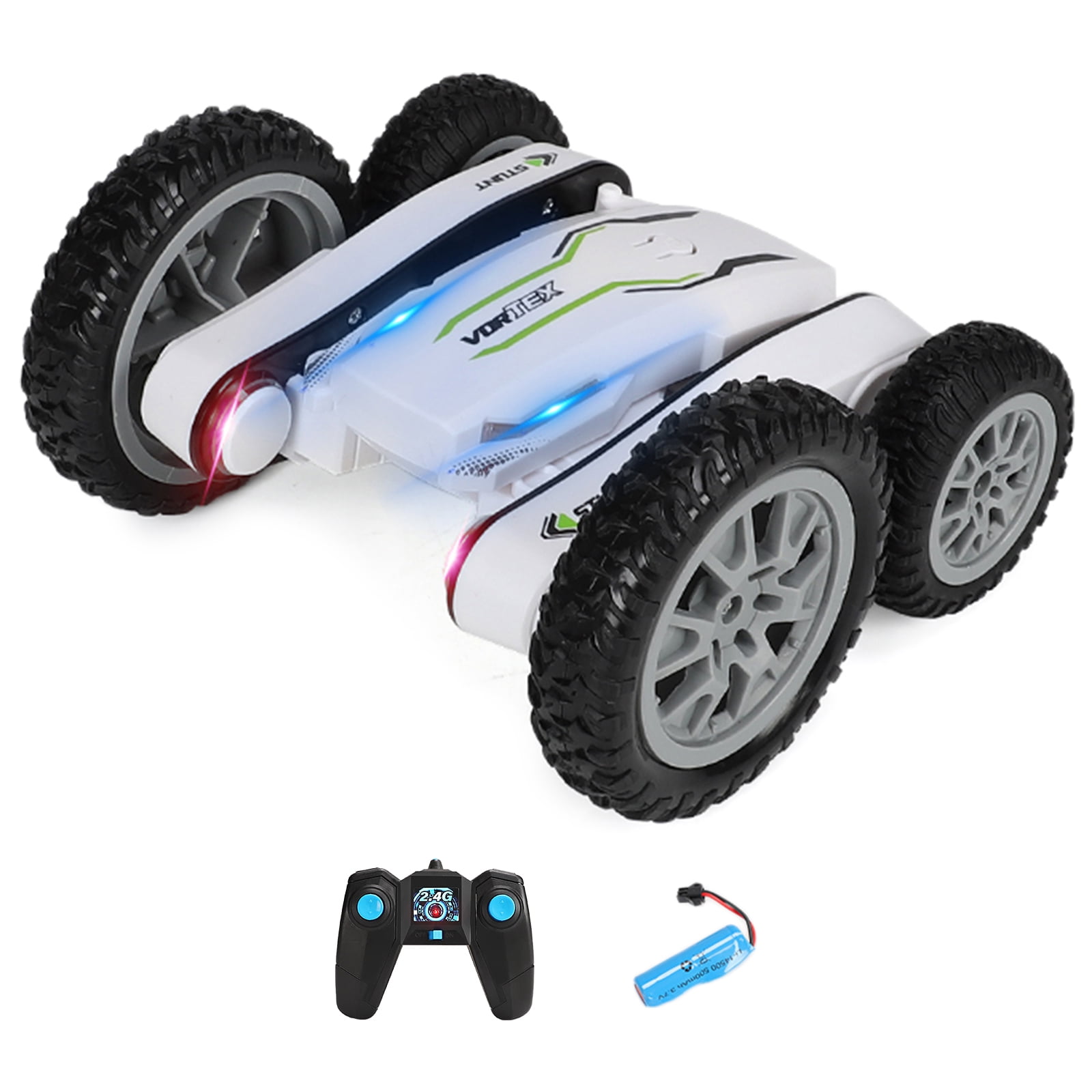 Buy SHUWND Double Sided RC Stunt Cars 4WD 2.4GHz OffRoad Vehicle with