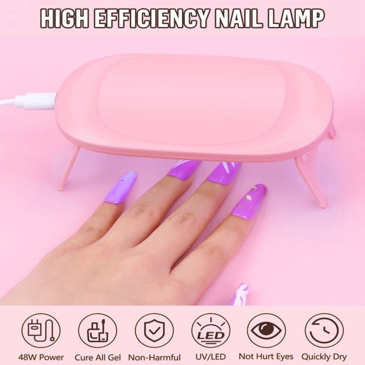 Acrylic Nail Kit Dip Powder Nail Kit Starter with Drill and UV Light, 20 Colors Fast Dry Powder Nail Dipping kit, with Base & Top Coat Activator Dip Nail Kit for French Nail Art Manicure DIY