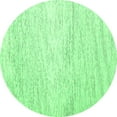 thumbnail image 1 of Ahgly Company Indoor Round Abstract Green Contemporary Area Rugs, 5' Round, 1 of 1