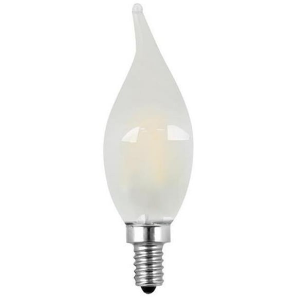 27K Dimmable Filament Tip Frosted LED Bulb