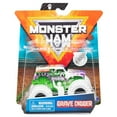 thumbnail image 7 of Monster Jam 1:64 Scale Gravedigger Monster Truck Toy, 7 of 7