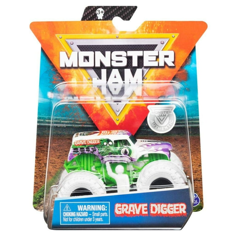 Monster Jam 1:64 Scale Gravedigger Monster Truck Toy - Walmart.com