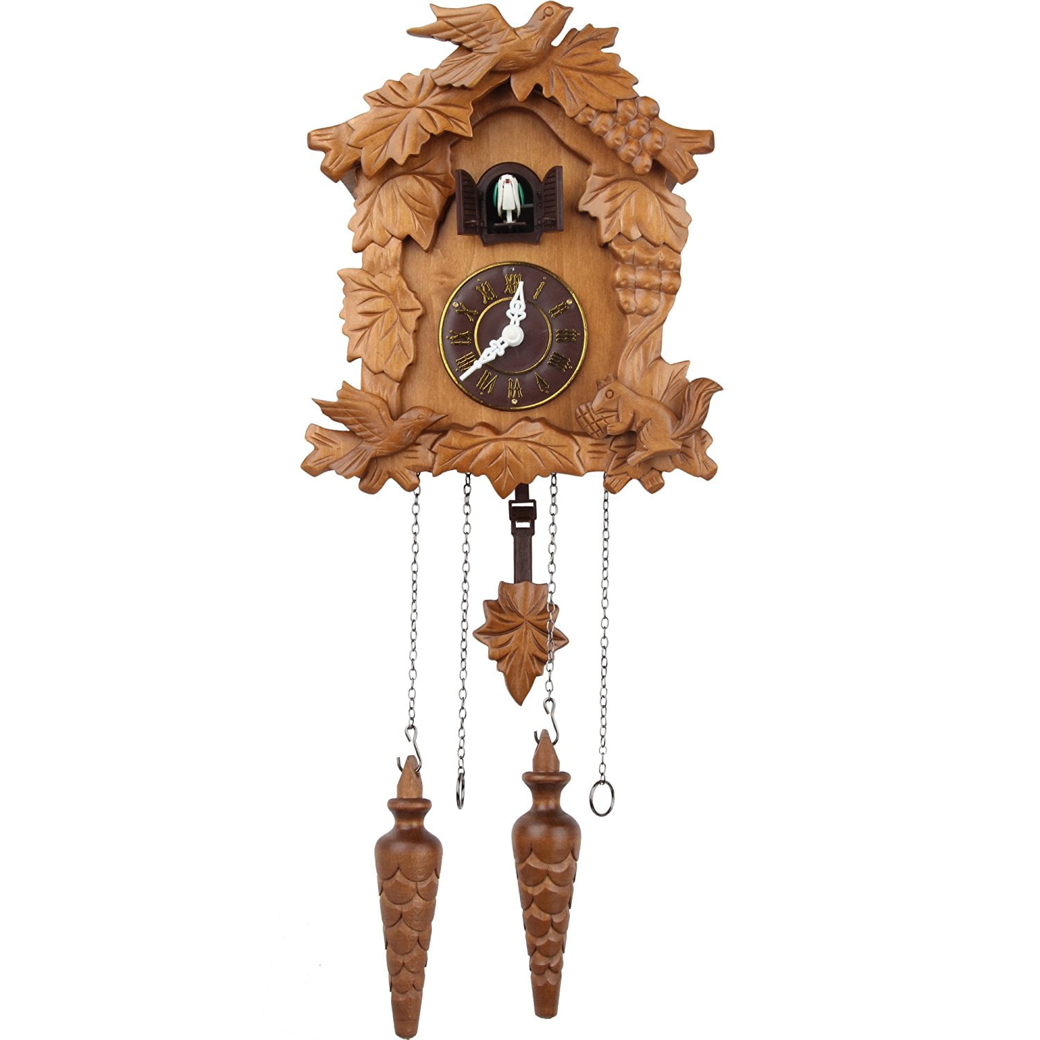 Kendal Handcrafted Wood Cuckoo Clock - Walmart.com