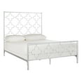 thumbnail image 3 of SAFAVIEH Morris Geometric Glam Lattice Metal Headboard, Full, Antique Silver, 3 of 8