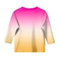 thumbnail image 5 of Ccpelsie Girls Casual Short/Long Sleeve T Shirts Kids Loose Soft Striped Color Block Tunic Tops, Tees Blouses(Beige,10-11 Years), 5 of 5