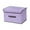 Purple, variant on Clearance Cotton And Linen Cloth Covered Storage Box Clothing And Debris Storage Artifacts Household Daily Collapsible Washing Box