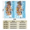 thumbnail image 3 of KLL Fleece Blanket Plush Throw Blanket Animals on Noah's Ark Floating ,Soft Fuzzy Cozy Flannel Blanket for Couch Sofa Bed.(60"x50" ), 3 of 7