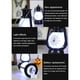 thumbnail image 2 of Wosthever Lámpara de luz LED para fiestas, festivales, adornos colgantes, accesorios para el hogar, farol decorativo Retro, decoraciones para el hogar y Kits de decoración para fiestas Tipo 1 Wosthever HA068175-01, 2 of 6