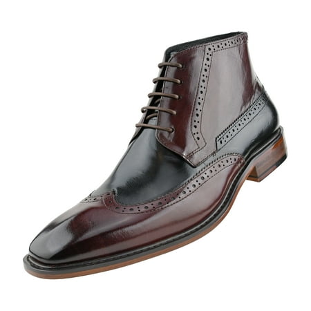 - Asher Green Mens Two Tone Genuine Calf Leather Wingtip Spectator, Lace up Oxford Dress Shoe