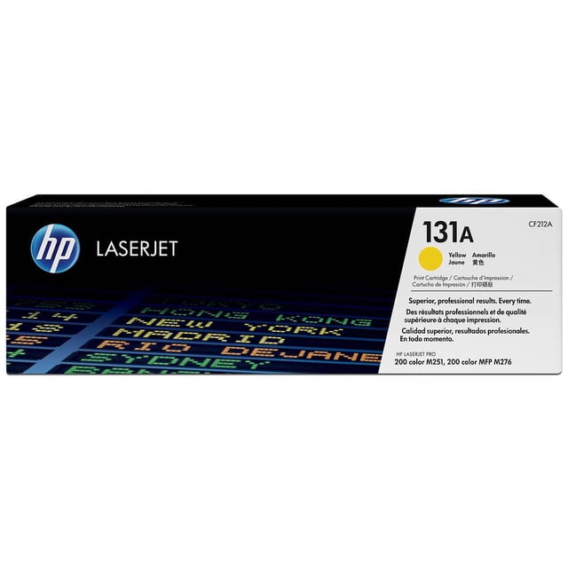 Cartucho de tóner HP 131A Amarillo Laserjet Original CF212A
