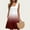 B278 Brown sundresses for women clearance under $5, variant on Women Dresses Under $10! Xqxayjr Womens Summer Flowy Dresses Aline Swing Cute Gradient Color Scoop Neck Holiday Dress Sleeveless Casual Loose Knee Length Trendy Wedding Guest Dresses
