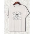 thumbnail image 3 of T-shirt de Sport Décontracté Tendance pour Hommes - Col Rond, Manches Courtes avec Design Imprimé Unique - Parfait pour l'Été, 3 of 8