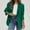 *Green, variant on ClodeEU Womens Lapel Blazer, Long Sleeve Open Front Blazer,Work Office Suit Jackets with Button Pink,Womens Plus S