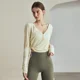 thumbnail image 2 of Traje de yoga de alta gama para mujer, otoño/invierno, mangas largas, entrenamiento, running, pilates, fitness, alto valor estético, 2 of 4