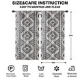 thumbnail image 2 of Blackout Kids Curtains,Boho Bohemia Geometric Line Art Childrens Insulated Curtains Set Of 2,Bedroom Essentials,Toddler Room Decor 42"x84"(106x213cm), 2 of 4