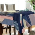 thumbnail image 5 of Yayeee Tablecloths 54" x 54" Rectangle Wrinkle Resistant Party Table Cover, Pink Stripes, 5 of 8