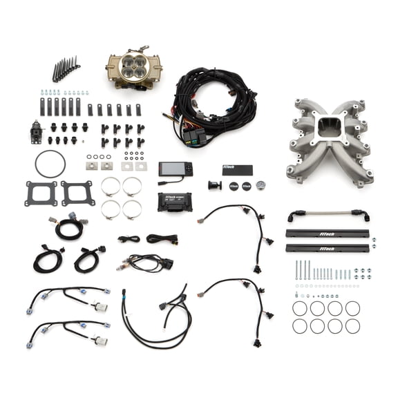 FiTECH FUEL INJECTION Retro LS Port 750 HP EFI System w/LS1 Intake partNumber: 37006