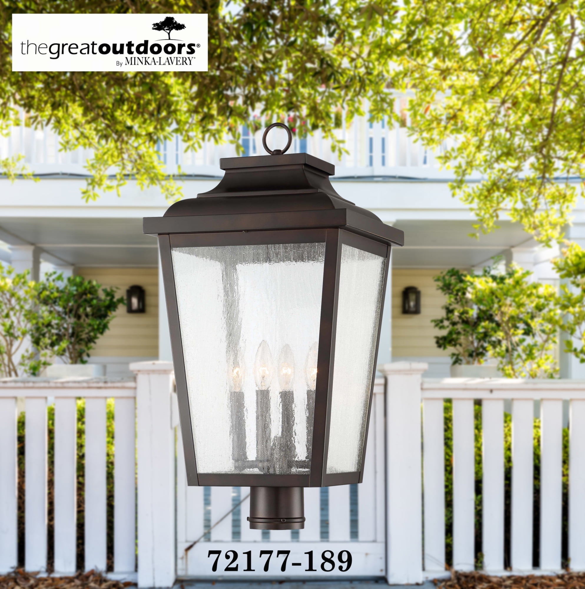 Minka Lavery Irvington Manor 24 1/4" High Bronze LED Outdoor Post Light