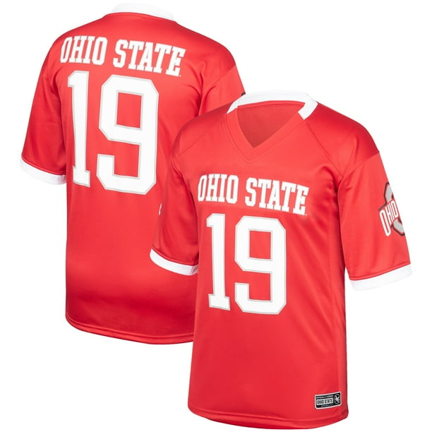 Men S Scarlet Ohio State Buckeyes Game Time Football Jersey Walmart Com Walmart Com