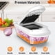 thumbnail image 3 of Picador de verduras Ukeetap de 12 cuchillas tipo mandolina, blanco, 3 of 9