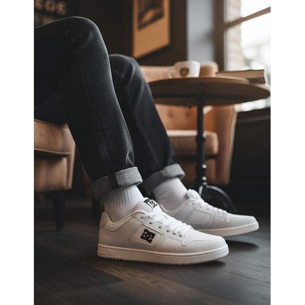 Tenis Dc Shoes Notch Para Hombre Color Blanco Modelo ADYS100837WBK