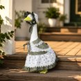 thumbnail image 2 of AuroraX Farmhouse Lace Dress 23 inch Porch Goose Outfit Summer , 17-19 inch Porch Goose Clothes Sets Holiday Front Porch Goose Accessories, 2 of 7