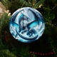 thumbnail image 5 of Ganfancp Adorno de Navidad Impreso Adornos de Navidad Redondos de Porcelana Adornos Del Árbol de Navidad para El Hogar Vacaciones Ofertas Del Día Liquidación 1X Disco Acrílico, 5 of 6