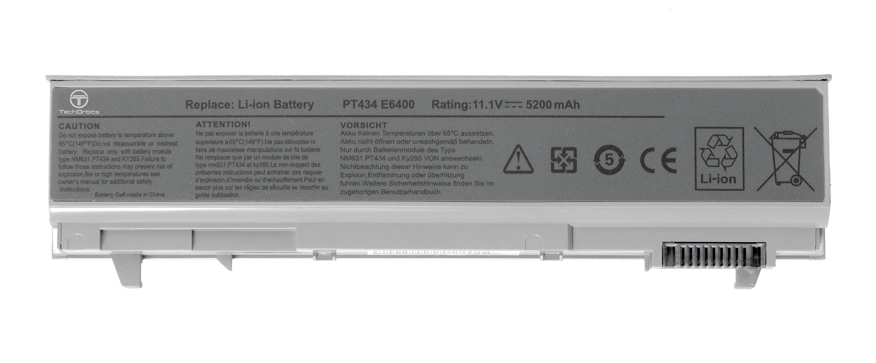 Battery for Dell Latitude E6400 ATG E6500 E6410 E6510 PT434 PT435 PT436 -  Walmart.com