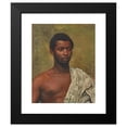 thumbnail image 2 of Franz von Matsch 15x18 Black Modern Framed Museum Art Print Titled - Portrait of an African Man, 2 of 5