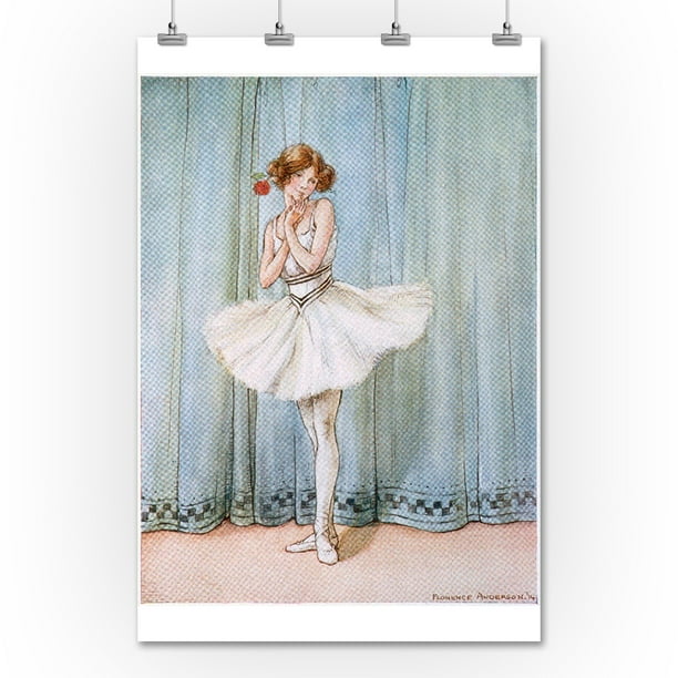 drag prioritet Mursten Ballerina - (artist: Anderson c. 1914) - Vintage Advertisement (36x54  Giclee Gallery Print, Wall Decor Travel Poster) - Walmart.com