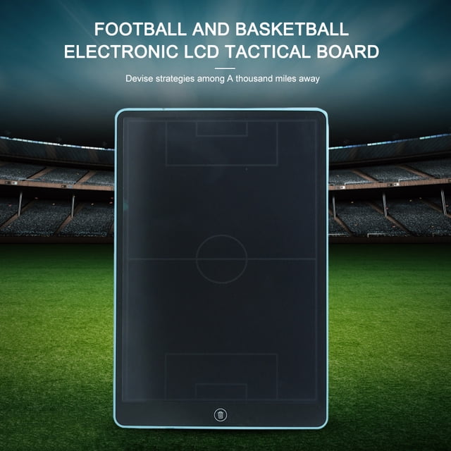 Tablero de entrenador táctico Baskball de 15 pulgadas regrabable con pantalla LCD y lápiz óptico