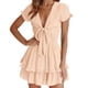 thumbnail image 1 of Vestido PRETTYGARDEN 2025 Verano Manga Corta Escote en V M, 1 of 8