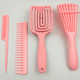 thumbnail image 4 of cepillos de pelo para hombres y mujeres, cepillo de pelo de paleta y juego de cepillos para niños pequeños, ideal para cabello húmedo o seco, no más cepillo de pelo enredado para cabello largo, grueso, fino y rizado natural., 4 of 5