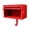 Red, variant on Car Garage Key Holder with Opening Door Adhesive Wall-Mounted Organizer Dual-purpose Decorative Hook for Home Office