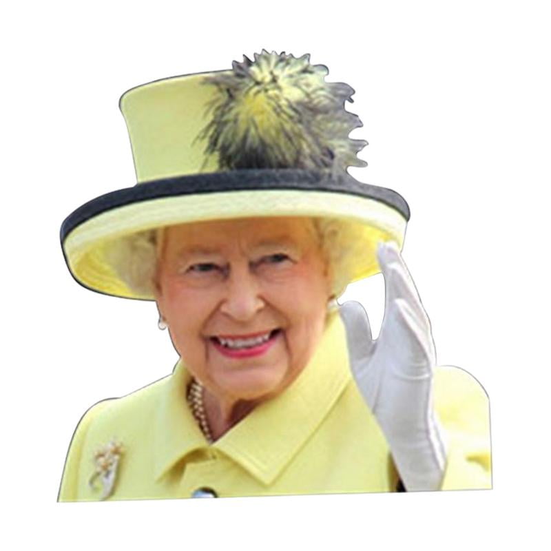 Queen Car Window DecalQueen Elizabeth Car StickerQueen Of England Car