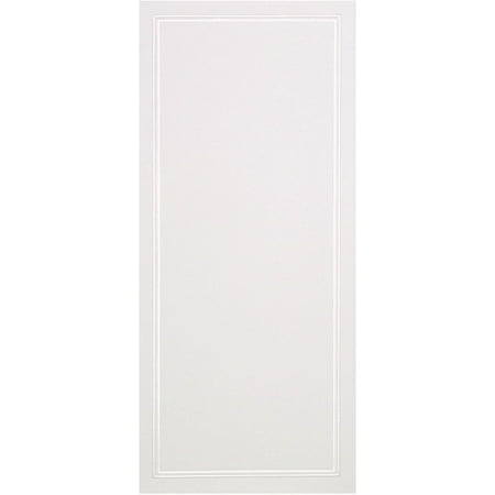 2pcs Pearl White Trifold Wedding Program, Print , 8.5” x 11” Unfolded, 50 Count