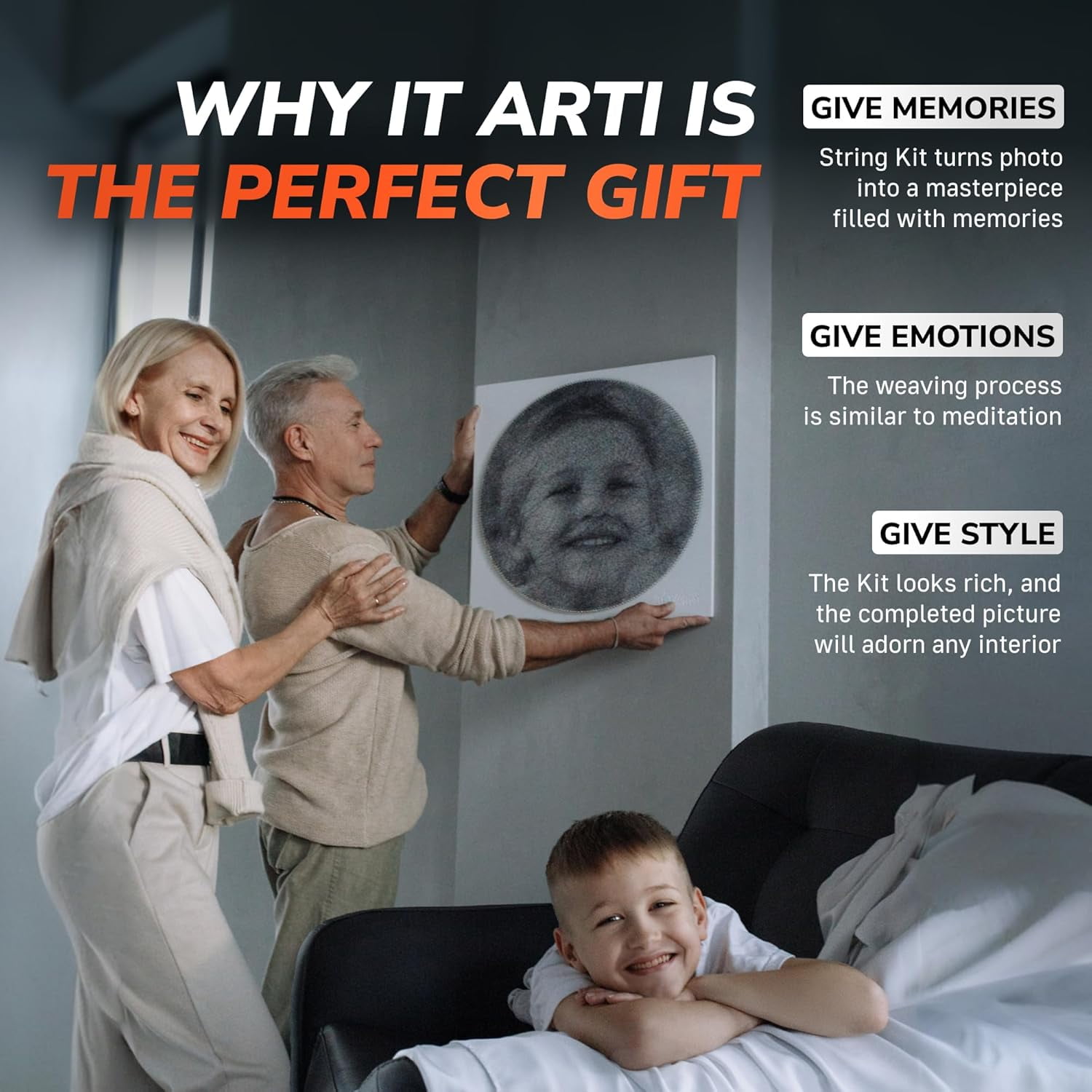 IT Arti DIY String Art Kit for Adults - Personalized Art - Beginner-Friendly