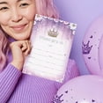 thumbnail image 3 of Cheerland Floral Crown Invitations - Lavender, 12 Set, 3 of 7