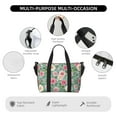 thumbnail image 3 of Travel Duffle Bag Rose Flowers Temg Travel Tote Bags Carry on Luggage Waterproof Weekender Bags with Top Handle Adjustable Shoulde Strap for Travel Gym, 3 of 5