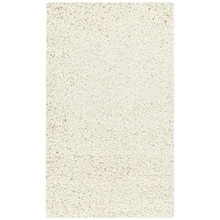 Mainstays Solid Casual Ivory Tufted Shag Area Rug, 3' x 4'8"