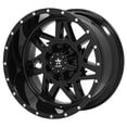thumbnail image 2 of RBP 71R Avenger 22x12 8x180 BP / 4.75 BS -44mm Offset 124.1mm CB (Hub Centric) Gloss Black Wheel, 2 of 5