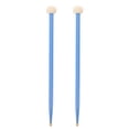 thumbnail image 1 of 1 par de baquetas para timbales con parche de fieltro, instrumento de percusión para practicar tocando mazos de batería, martillo de tambor de doble parche para timbales y cajas, color azul, 1 of 8