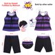 thumbnail image 5 of Plus Traje de Baño Atlético Tipo Rash Guard Capri Tankini para Mujer Talla, 5 of 6