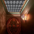 thumbnail image 4 of Dundee Deco's Rustic Antique Silver Floral Glue Up/Drop In Ceiling Panels, 2 ft. X 2 ft. (4 sq ft.) each, 4 of 5