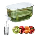 thumbnail image 1 of Dispensador de bebidas de 4L con grifo Jarra de té de fruta de limón transparente para fiesta en casa, 1 of 9